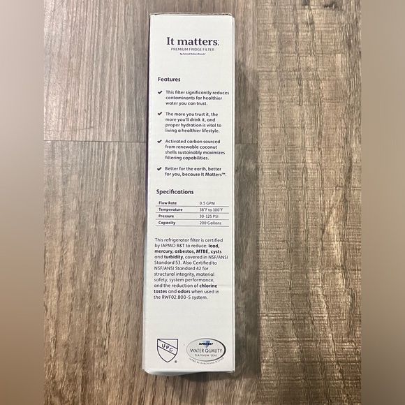 New in Box It Matters Premium Fridge Filter - Picture 4 of 7